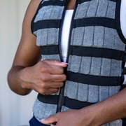 Hyperwear Hyper Vest PRO Unisex 10-Pound Large Adjustable Weighted Vest for Fitness Workouts