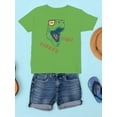 thumbnail image 3 of Dinner Time, Dinosaur Smiling T-Shirt Juniors -Image by Shutterstock,  Small, 3 of 4
