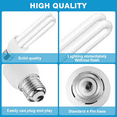 thumbnail image 3 of 2 Pieces Light Bulb 2U Type E27 20W Replacement Bulbs Compatible with Homesuit, Keuomy, Yluces, Yissvic, Powify and Other Models, 3 of 6