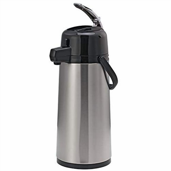 Service Ideas ECAL19S Eco-Air Airpot with Lever lid, 1.9L, Glass Lined