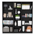 thumbnail image 1 of FM FURNITURE Clay 3 Piece Living Room Set Black Engineered Wood, 1 of 6