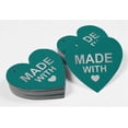 thumbnail image 4 of Inkdotpot Pack Of 50 Real Silver Foil Paper Tags Made With Love Wedding Favor Hang Tags, 4 of 6