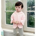 thumbnail image 2 of FAOWME Baby Boys Girls Lightweight Sunscreen Hoodie Toddler Summer Outwear Breathable Coat Jacket Pink 12-24 Months, 2 of 7
