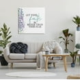 thumbnail image 2 of Stupell Industries Faith Bigger Than Your Fear Lavender Graphic Art Gallery Wrapped Canvas Print Wall Art, Design by Kim Allen, 2 of 7