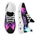 thumbnail image 1 of Zapatillas deportivas para hombre, zapatos de tecnólogo radiológico con estampado azul, informales, ligeras, planas, calzado para hombre, 1 of 6