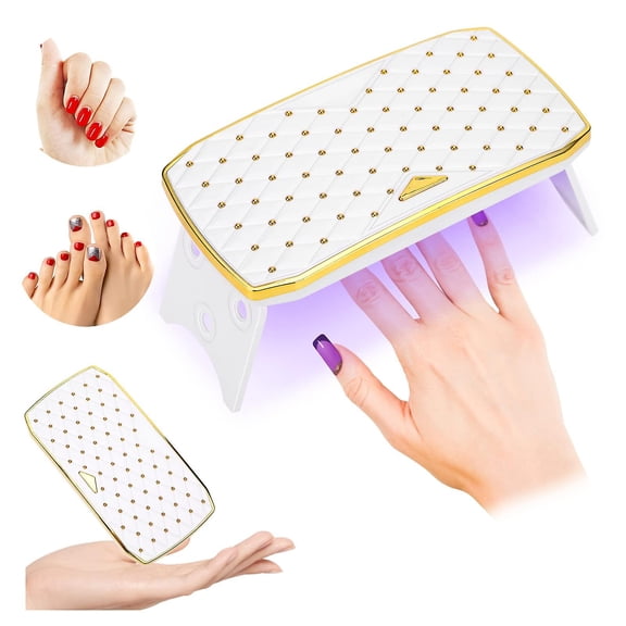 UV Nail Lamp, 36W Mini Nail Polish Dryer Portable For Gel Polish USB LED UV Light