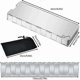 thumbnail image 2 of Foldable Wind Shield Ultra Lightweight Aluminum Wind Shield 16 Plate Stove Portable Camping Wind Shield Outdoor Foldable Wind Shield for Camping Hikin, 2 of 5