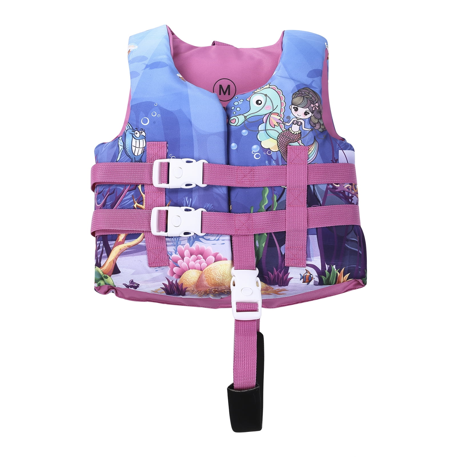 Swimming Cartoon Life Jacket safety Vest for Kids Baby Children Cute Pink US 