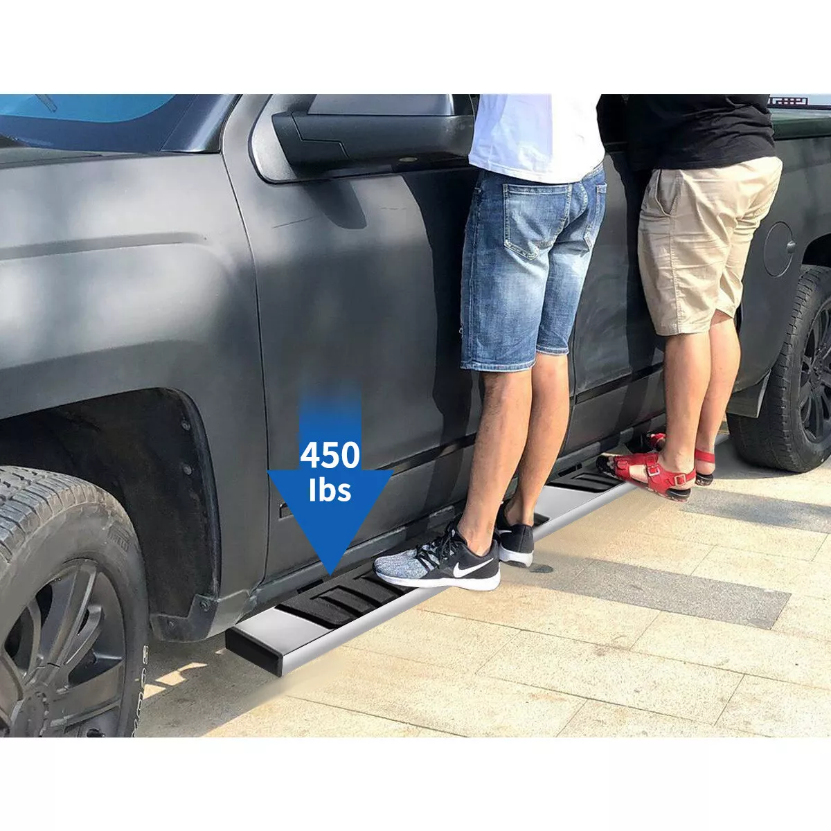 RVNI Running Boards for 2009 2010 2011 2012 2013 2014 Ford F150 Super Crew Cab 6 in Side Step Nerf Bars S/S Stainless Steel