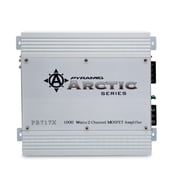 Pyramid® Car Audio Pb717x Arctic Series 2-channel Bridgeable Class Ab Amp (1,000 Watts)
