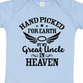 thumbnail image 4 of Inktastic Handpicked for Earth by My Great Uncle in Heaven Boys or Girls Baby Bodysuit, 4 of 5