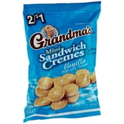 Grandma's Homestyle Vanilla Flavored Mini Sandwich Creme Cookies 1.71 oz. Pack