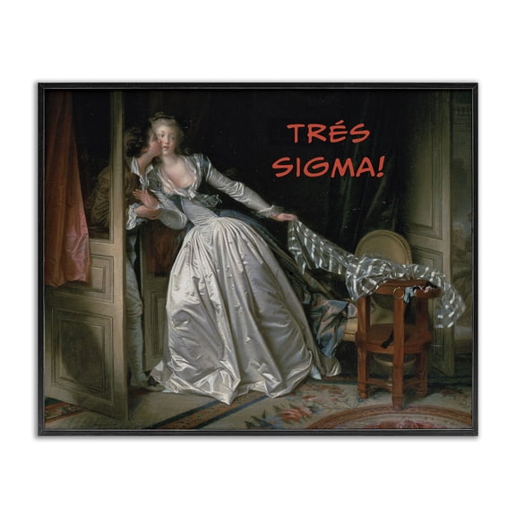Stupell Industries Bohemian Iconic Tres Sigma Black Framed Giclee Art, 14 x 11, by Grotto Studios