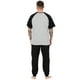 thumbnail image 3 of Batman - Set de Pijama Largo Logotipo para Hombre (Gris, Negro), 3 of 6