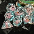 thumbnail image 4 of Cusdie 7-Die DND Dice, Polyhedral Dice Set Filled with Pink Duck, for Role Playing Game Dungeons and Dragons D&D Dice MTG Pathfinder, 4 of 5