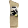 thumbnail image 3 of Yacht & Smith 6 Pairs Of Mens Military Grade Thick Padded Terry Lined Cotton Socks, Ribbed, Dry Wicking, Heavy Duty Crew Sock Khaki, 3 of 5