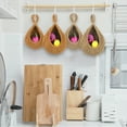 thumbnail image 7 of Uxcell Hanging Fruit Baskets for Kitchen, Small Size Hanging Baskets, Brown, 7 of 7