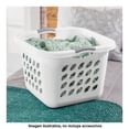 thumbnail image 3 of Cesta para Ropa Sterilite Cuadrada con Asas Blanco 53 Litros, 3 of 4