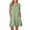 Brambling-green, variant on ANYJOIN Women's Summer Casual Dresses V Neck Short Sleeve Swing Dress with Pockets