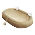 thumbnail image 2 of Rascador de Sisal para gatos, almohadilla rascadora para gatos de interior, juguetes de entrenamiento, cama ovalada para rascar gatos, para jugar con Trenzado de sisal, 2 of 8