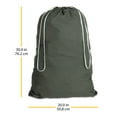 thumbnail image 6 of Whitmor Cotton Laundry Bag Duffel Green, 6 of 6