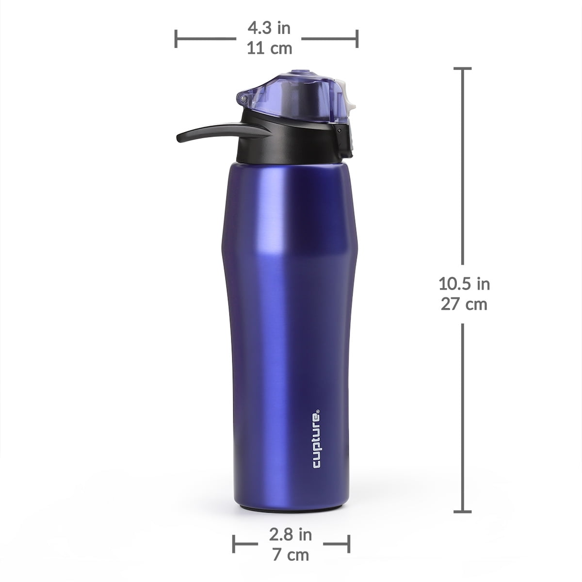 Aqua 2 Liter Flip-Top Water Bottle – kapsulations