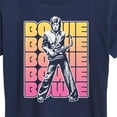 thumbnail image 3 of David Bowie - Bowie Stacked - Women's Short Sleeve Graphic T-Shirt, 3 of 5
