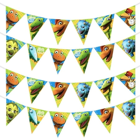 Dinosaur Train Birthday Banner Pennant 2 Pack - Dinosaur Train Party Supplies