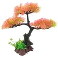thumbnail image 2 of Aquarium Tree Trunk Large Plants Decorations, Simulation Resin Cherry Blossom Tree & Aquatic Plants Aquarium Decor, Goldfish Tank Decorations Set, Fish Tank Hides Tree Decoration Kit, 2 of 9