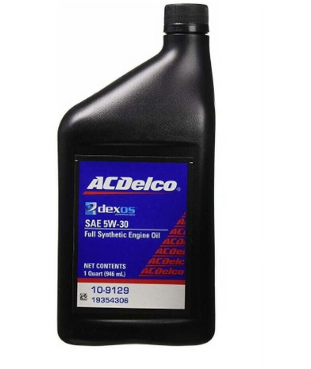 ACDelco 5W30 Full Synthetic Dexos2 Motor Oil Case of 6 Quarts