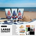 thumbnail image 4 of Goofa Cute Gnomes in USA1 Print Beach Bags Waterproof Beach Tote Bag Zipper Sandproof Swim Pool Bag Large Tote Beach Vacation Travel, 4 of 6