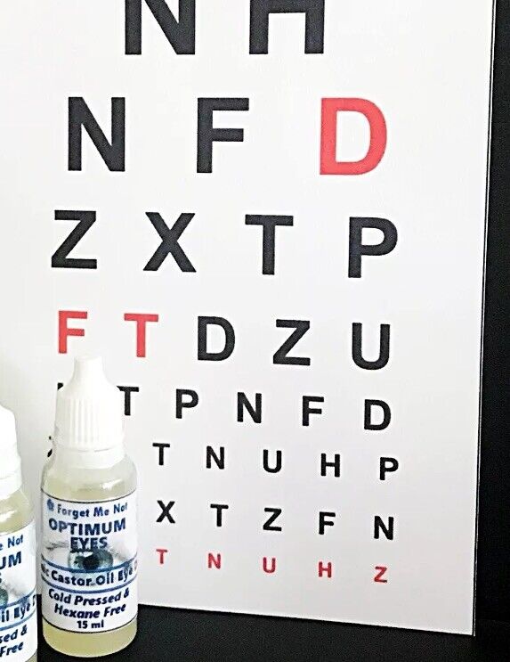 ORGANIC CASTOR OIL EYE DROPS/Pharmaceutical Grade/Dry Eyes/Cataracts