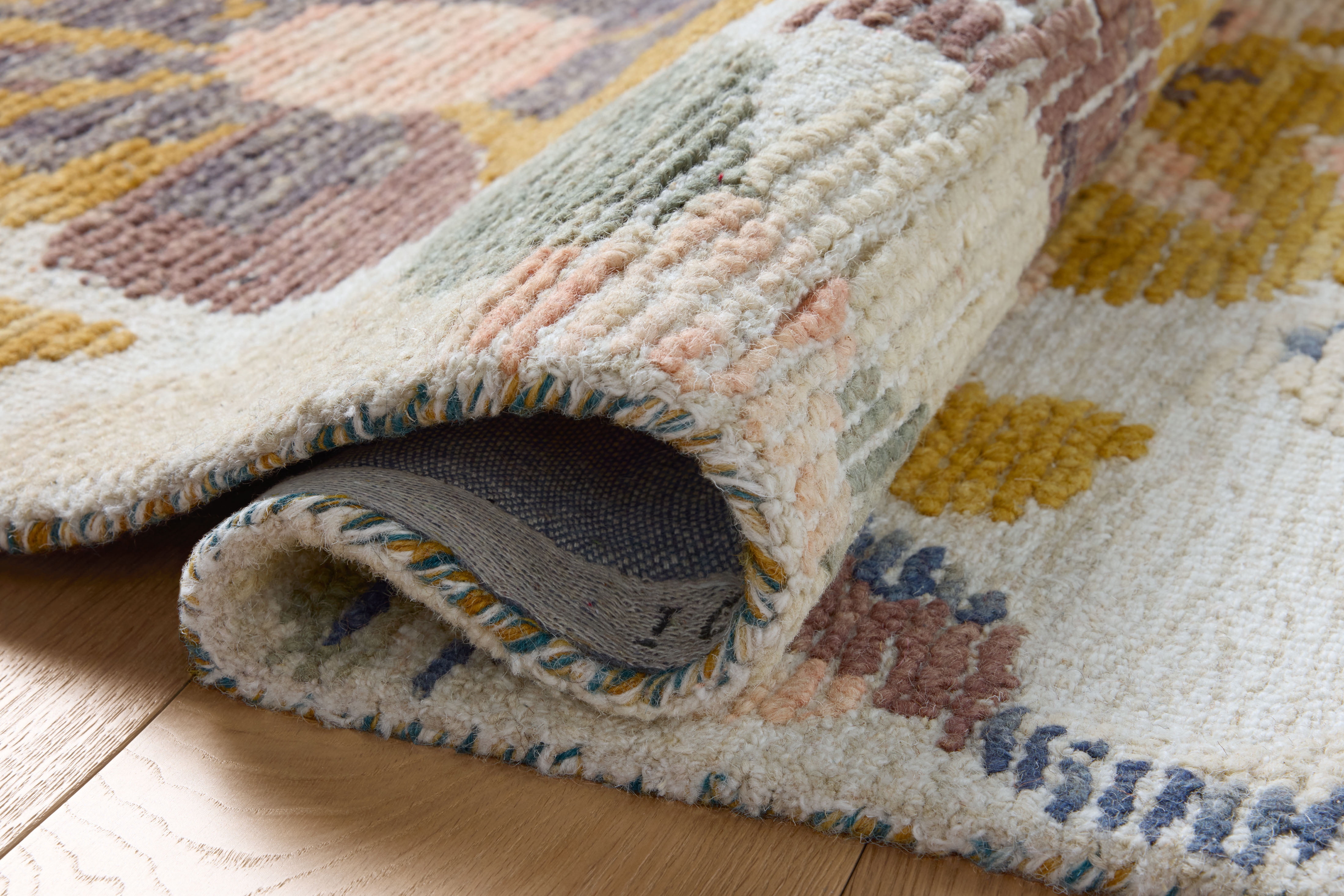 Loloi Tilly Bone / Multi 7'-9" x 9'-9" Area Rug