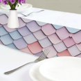 thumbnail image 4 of Yayeee Table Runner 70 inches Long Home Kitchen Dinning Party Decoration, Pink Art Pattern, 4 of 7
