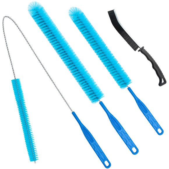 Kit limpiador de conductos de secadora kioguc, set de cepillos flexibles para pelusa