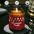 thumbnail image 6 of 1pc Lavender Scented Candle Merry Christmas Gift for Women Men Adult Coworker Friends Exchange White Elephant Winter Xmas Decor Home Decorations Wreaths Wrap Stockings Snowflakes Present, 6 of 7