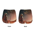 thumbnail image 5 of Haiem Astronaut On Mars A Women's 2 in 1 Running Shorts - Lightweight Athletic Workout Gym Yoga Breathable Sports Shorts Liner with Phone Pockets-Large, 5 of 9