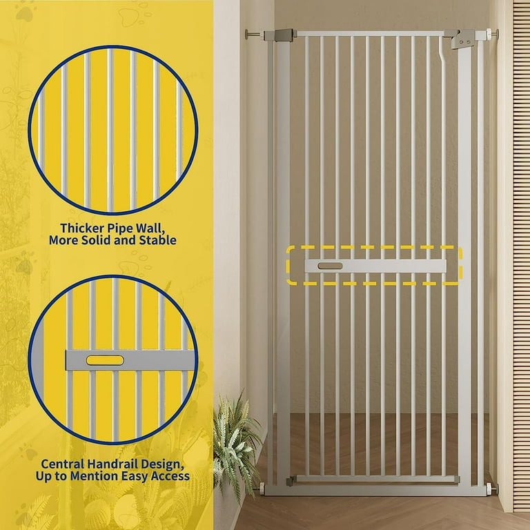 Tall cat top gate for doorway