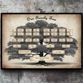 thumbnail image 4 of Cuadro de árbol Genealógico Vintage Póster de Lienzo Decoración de Arte Genealógico de Ancestros con Historia Familiar Rellenable DIY Perfecto para Todas las Edades ANGGREK  Otros, 4 of 7