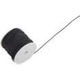 thumbnail image 1 of 2 Roll 24M Long Black Round Elastic Beading Thread Cord 1Mm, 1 of 4