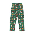 thumbnail image 2 of Vsdgher Cartoon Turkey Print Mens Pajama Pants Sleep & Lounge Pants, PJ Bottoms With elastic waistb and Pockets, 2 of 5