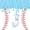 Light Blue J, variant on Manfei Cute Baseball Shower Curtain 72Wx72L, Cartoon Personalized Initial ABathroom Curtain, Light Blue A