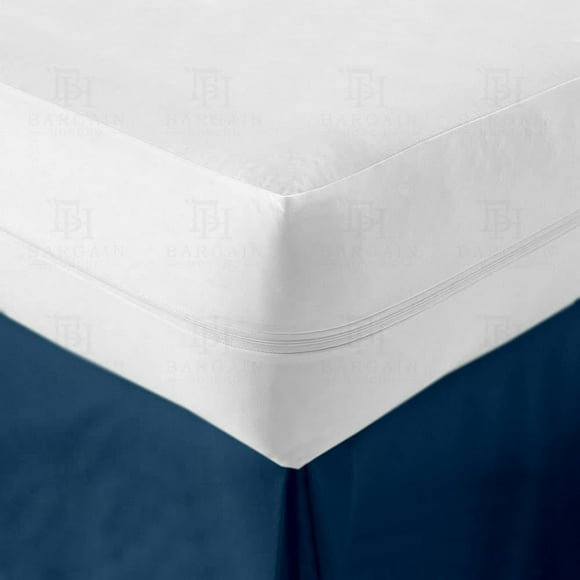 JUNWELLHeavyweight Zippered Waterproof & Bed-Bug Proof Vinyl Mattress Cover Protector