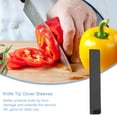 thumbnail image 4 of 2 Pack Knife Tip Guards 5.91"x 1" ABS Knife Cover Sleeves Knife Case Blade Protector Universal Knife Sheath, Black, 4 of 6