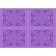 thumbnail image 1 of Ahgly Company Indoor Rectangle Patterned Heliotrope Purple Area Rugs, 2' x 5', 1 of 6