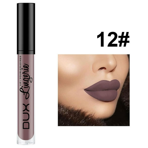 Fiudx Maquillaje de Labios con Efecto Mordedor de Lápiz Labial Mate, Resistente a La Decoloración, Fácil de Adherir a La Taza.