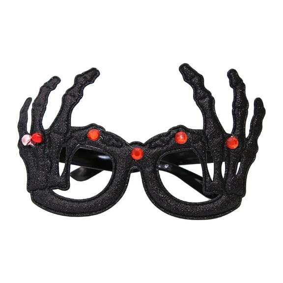 Decoration Glasses for Halloween, Masquerade Performance Glasses Decorations, Halloween Accessory Ornaments, Holiday Party Decor Favors