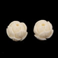 thumbnail image 4 of 10Pcs Loose Spacer Beads DIY Handmade Charms Jewelry Making Bracelet Necklace White Round Carved Beads Jewelry Finding Decoration, 4 of 8