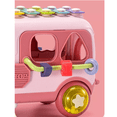 thumbnail image 2 of Autobus Rompecabezas Xilofono Juguete Interactivo Para Bebe, Rosa, 2 of 5