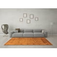 thumbnail image 3 of Ahgly Company Indoor Square Oriental Orange Traditional Area Rugs, 6' Square, 3 of 4